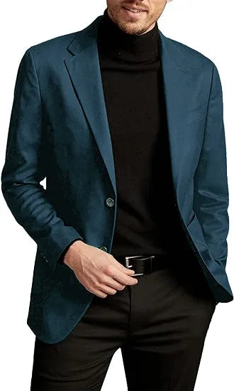 Spring Autumn Men's Business Casual Blazers Solid Fashion Suit Outwear Male Single Breasted Turn Down Collar Office Suit Jacket
