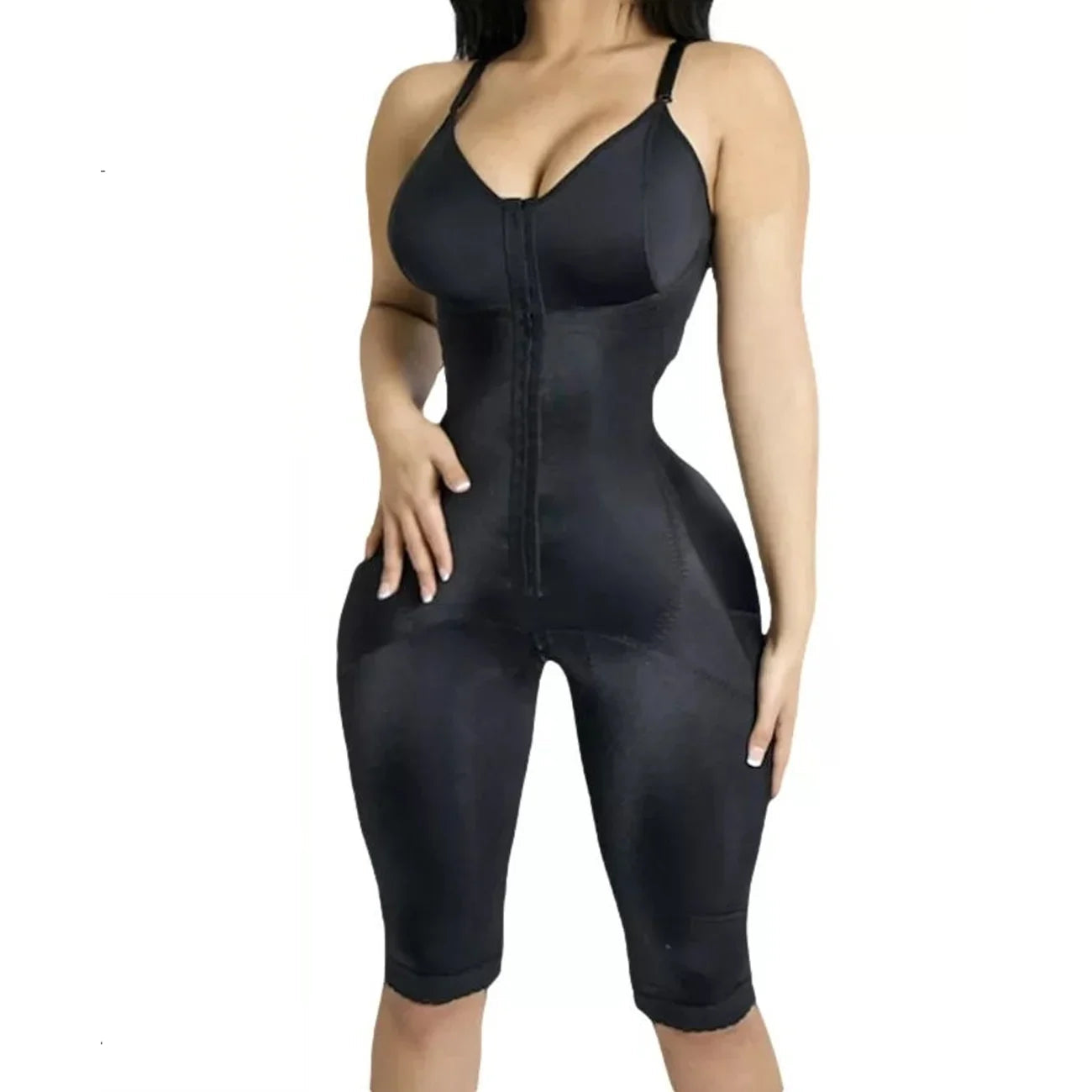 Fajas Colombianas High Compression Full Body Slimming Abdominal Control Shapewear with Bra Butt Lifter Flat Belly Bodysuit