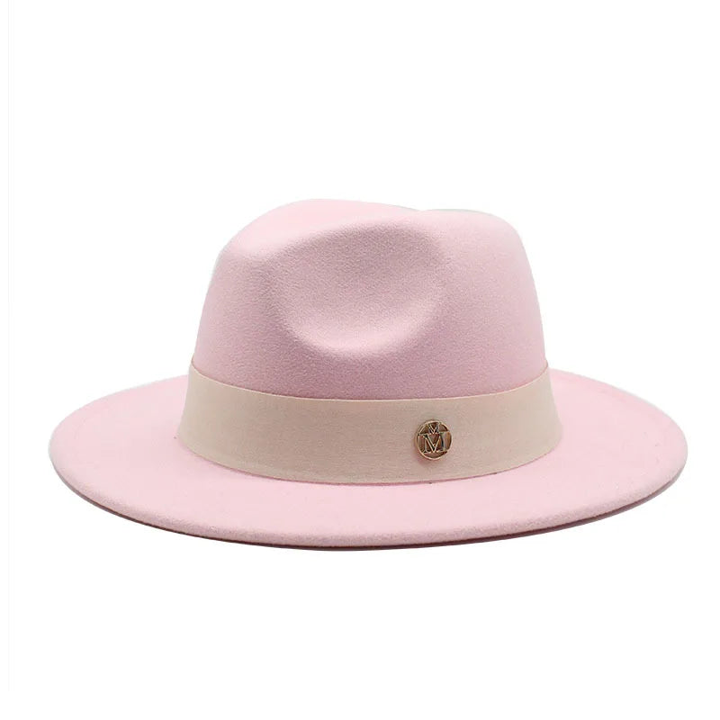 New Fedora Hat for Women Winter Elegant Fashion Formal Wedding Decorate Church Cap Panama Party Jazz Hat Chapeau Femme