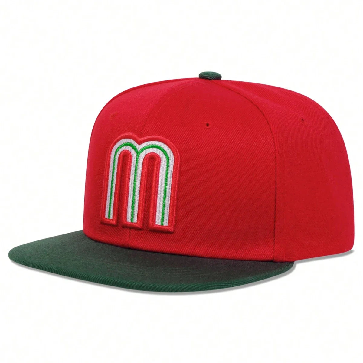 Unisex M Letter Embroidery Hip-hop Hats Outdoor Adjustable Casual Baseball Caps Sunscreen Hat