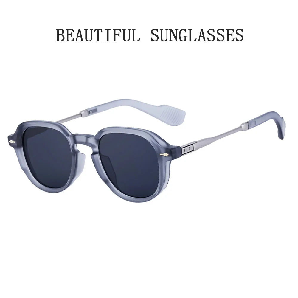 2025 Fashion Sunglass Men Vintage Oval Sunglasses Women Trendy Dropshipping Gafas De Sol Hombre Lunette Soleil Femme Zonnebril