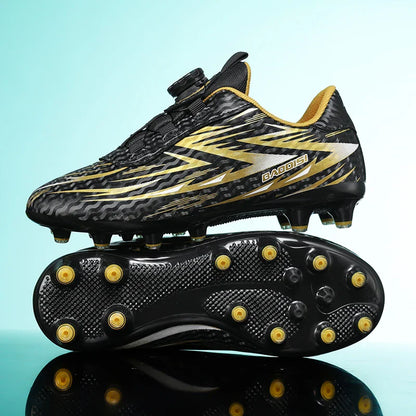 Kids Soccer Cleats Boys Football Boots Children Training Shoes Youth Ultralight Non-slip Sports Sneakers Breathable Comfortable