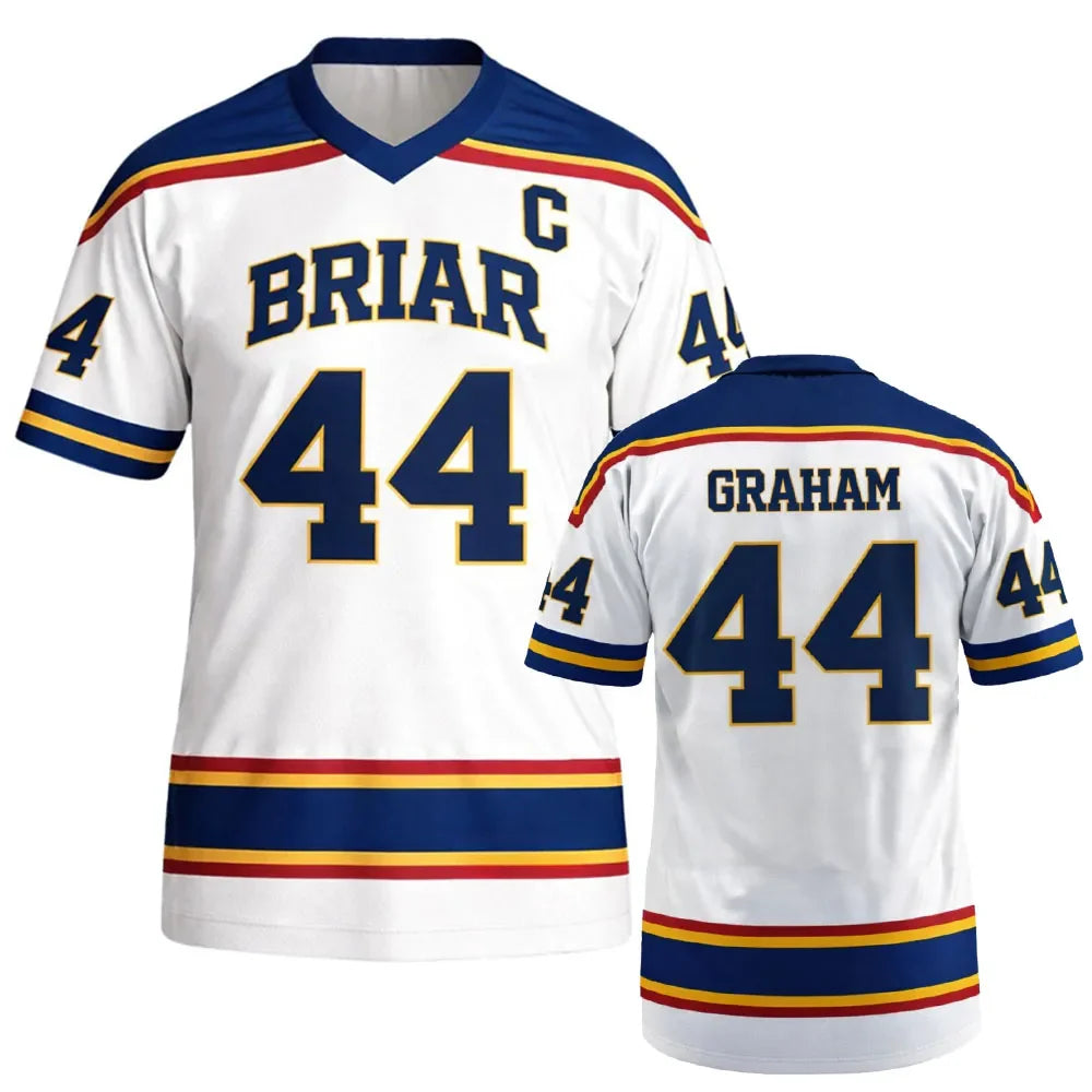 Series TV Off Campus Briar University Jersey Graham 44 22 DI LAURENTIS 66 Tucker46 T-shirt Unisex Streetwear Loose Summer Tees
