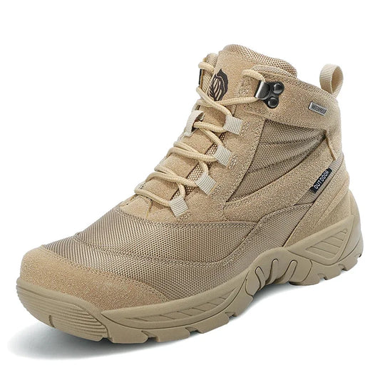Men Tactical Boots Waterproof Army Plus Work Climbing Shoes Size Boot Anti-Slip Casual Outdoor Military Brand Ankle Hiking Shoes