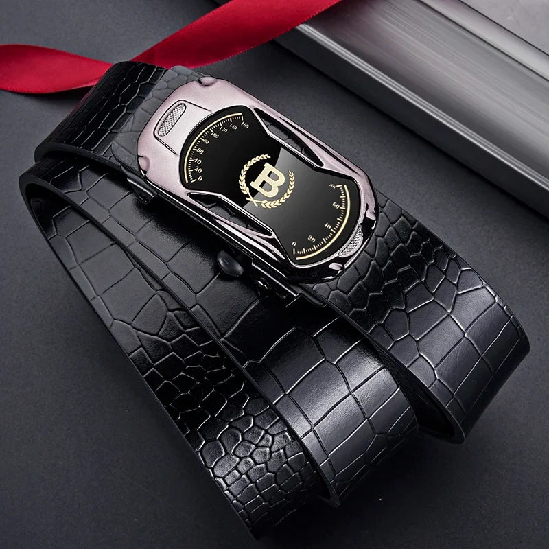 New Product Belt MEN'S High Quality Toothless Automatic Buckle Casual Men Belt MEN'S Business Fashion Belt