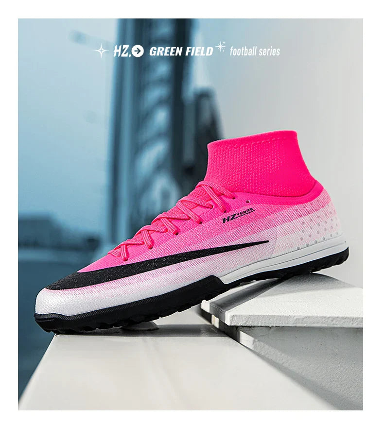 New Men Soccer Shoes Hot Sale Football Boots Women Professional TF/FG Sneakers Unisex High-quality Futsal Cleats Ultralight