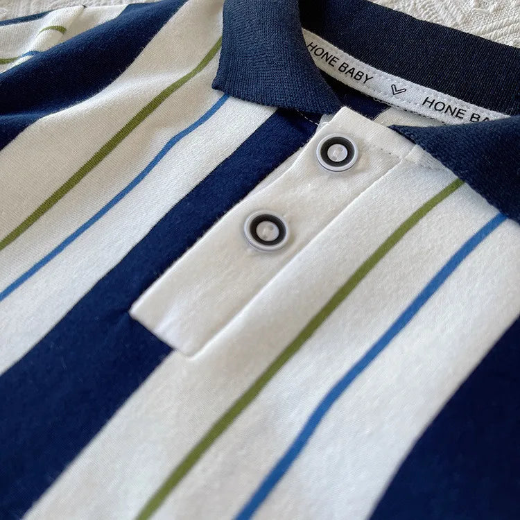 New Summer Baby Boys Clothes Suit Children Short Sleeved Striped T-Shirt Shorts 2Pcs/Sets Infant Casual Costume Kids Tracksuits
