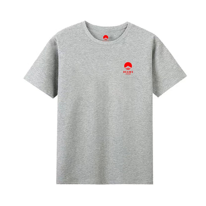 Limited Edition Japan Fuji Mountain Embroidered Loose Couple Men Women Short Sleeve T-Shirt Cotton Summer Casual O-Neck Tops