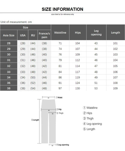 New Autumn Jeans Men Black Casual Baggy Trousers Classic Straight Comfortable Wide Denim Trousers Male Brand Clothing