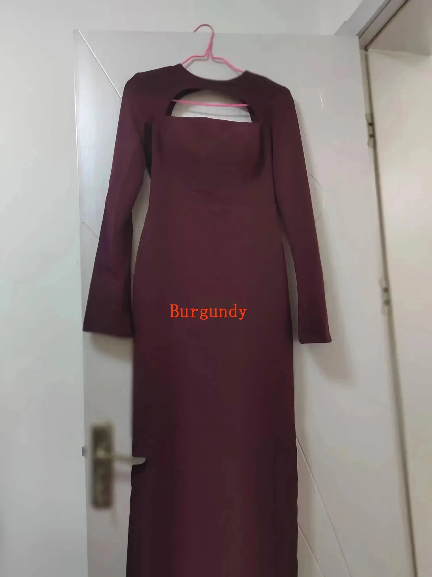 Customized Mermaid Black Prom Dresses France Long Sleeves Formal Evening Dresses Women Wedding Party Gowns Vestidos De Noche