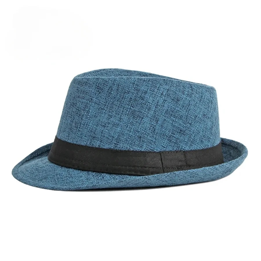 Spring Summer Wool Wedding Hat for Mid-Aged Men Couple Fashion Autumn Winter Party Plaid Luxury Design Jazz Hat Fedora Hat Women