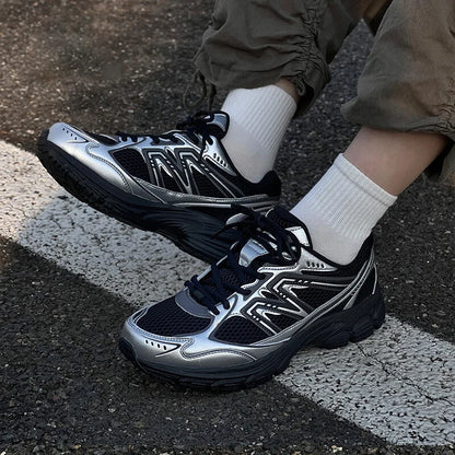 Jogging Shoes Retro Casual Mesh Sneakers Breathable Sports Running Shoes for for Men and Women Soft Shock Absorbing