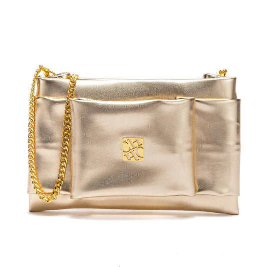 Women's Shoulder Bag New Simple Black Detachable Dual purpose Chain Bag Business Wallet