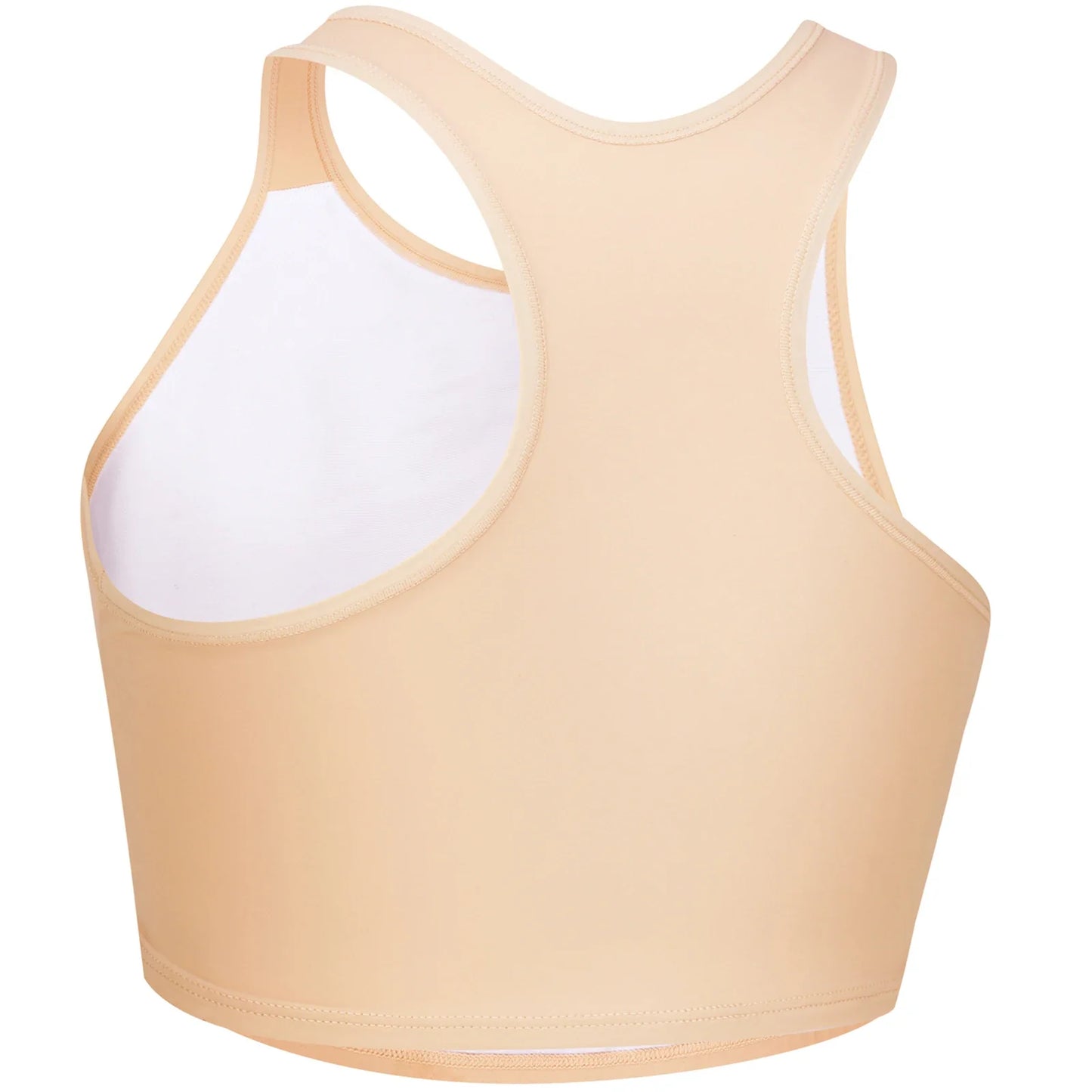 Transgender FTM Breathable Half Chest Binder Tank Top