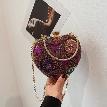 Luxury Gold Clutch Bags for Women 2025 Party Bags Evening Purse Designer Crossbody Bag New in Handbag Ladies hand bag sac femme