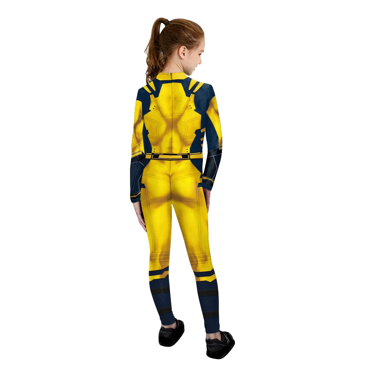 Kids Deadpool Wolverine Cosplay Costume Superhero Boys Girls Superhero Children Halloween Party Bodysuit Elastic Zenti Jumpsuits
