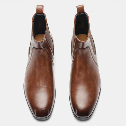 Men Boots Casual 2026 Fashion Brand Comfortable Boots Leather Chelsea boots