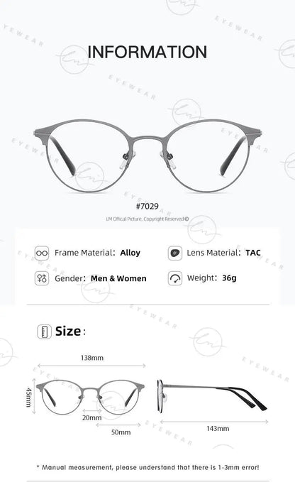 Magnetic Sunglasses Men Women Polarized Clip On Sun Glasses Frame Vintage Multifunctional lens Day Night Vision Eyewear UV400