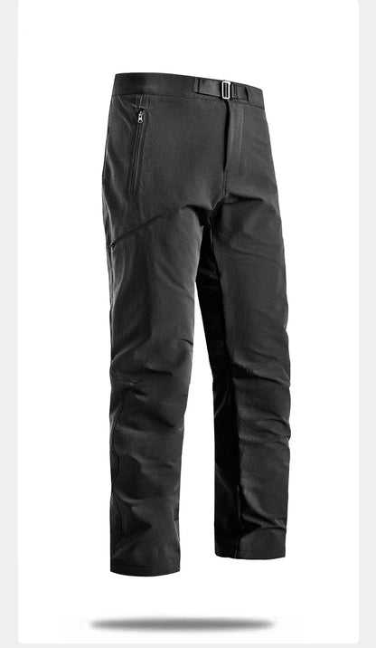 Male Hiking Pants Outdoor Waterproof Windproof Mountaineering Trousers Autumn With Belt Elasticity Fishing Cycling Cargo Pants