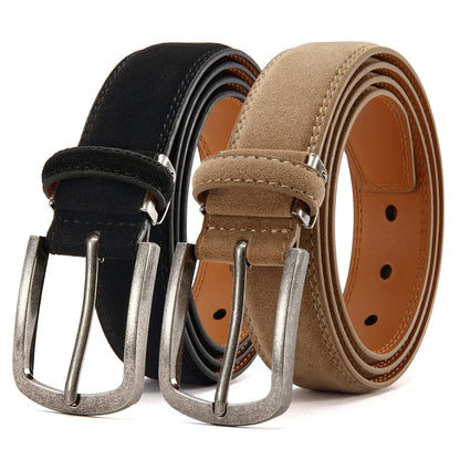 Men Belts High Quality PU Leather LONG Large Pin Buckle Metal Automatic Buckle Male Multi style Belts Strap Male