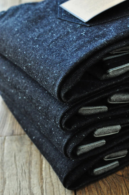 Men Jeans Sanforized Selvedge Raw Denim Denim Jeans for Men Linum Silver Button Cotton Wide Leg Loos Fit