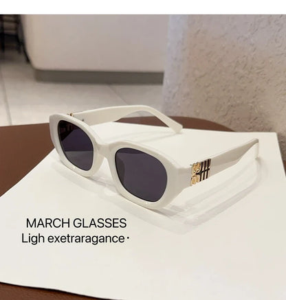 Small New Fashion Sunglasses Women Men Stylish Designer Ladies Sun Glasses Oval Trending Shades Unisex Eyewear Sunglass Gafas