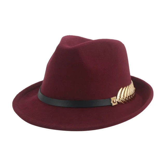 Hats for Women Fedora Winter Cowboy Hat Top Wool Khaki Green Black Jazz Caps Gentlemen Hats for Men Pamelas Y Tocados Para Bodas