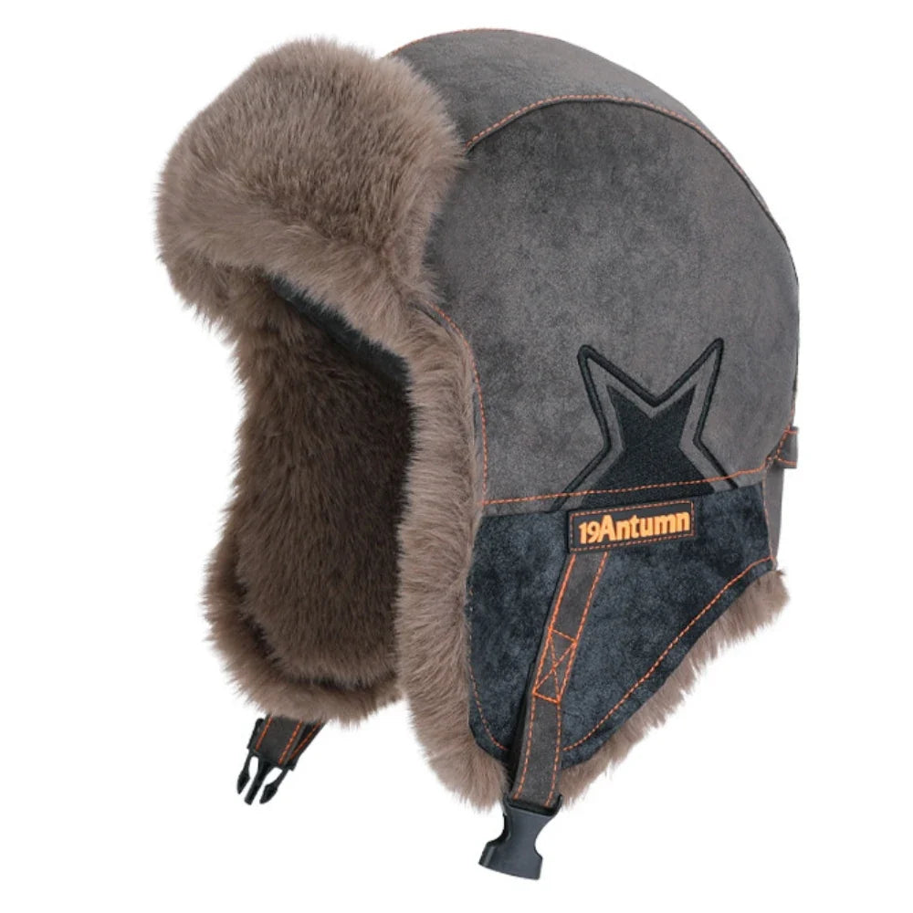 Russian Hat Men Women New Thick Warm Autumn Winter Fur Hat Male Female Windproof Snow Ski Trapper Earflap Cap Bomber Hat