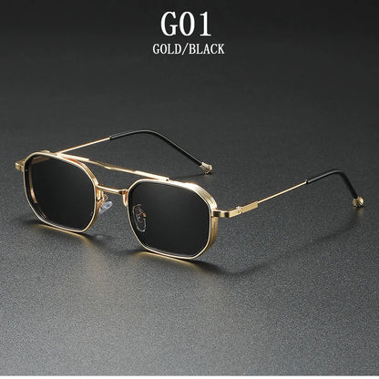 2025 Square Sunglasses Women Trendy Vintage Steampunk Sunglass Men Luxe Fashion Glasses Gafas De Sol Hombre Lunette Soleil Femme