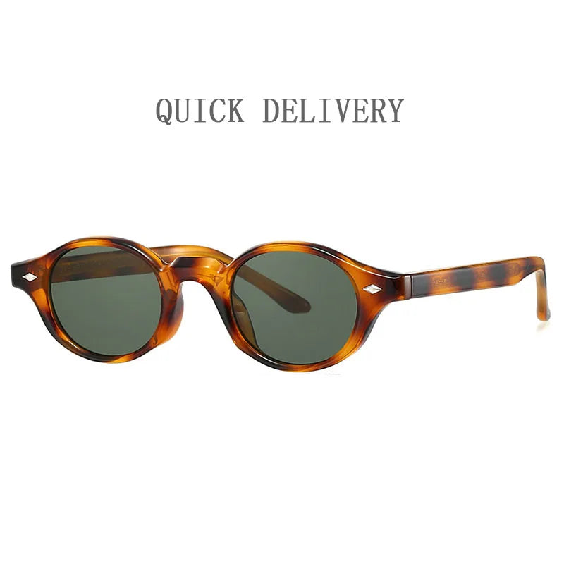 Fashion Oval Sunglasses Women Trendy Luxury Glasses Sunglass Men Luxe Femme Lentes De Sol Mujer Lunette Soleil Femme Zonnebril