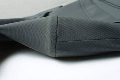 Minimalist Men Casual Blazer Ice Silk Nylon Spandex Seamless High Stretch Sun Protection Cooling Summer Breathable Tech Jacket