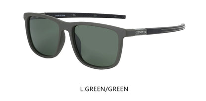 Square Polarized Sunglasses for Men - Lightweight TR90 Frame UV Blocking Shades for Driving Fishing Golf Sports