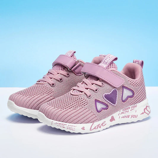 Cozy Knit Shoes for Girls Ultra Breathable Sneakers Lightweight Footwear Comfy and Casual Spring and Summer Gift Idea for Her