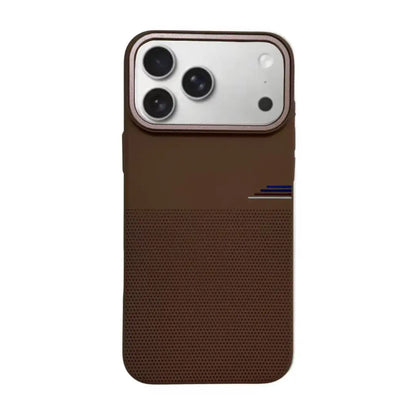 New arrival Magnetic Circle Dot Sandstone Phone Case For iPhone 17 Pro Max Air Wireless Charging Shockproof Protecti Cover