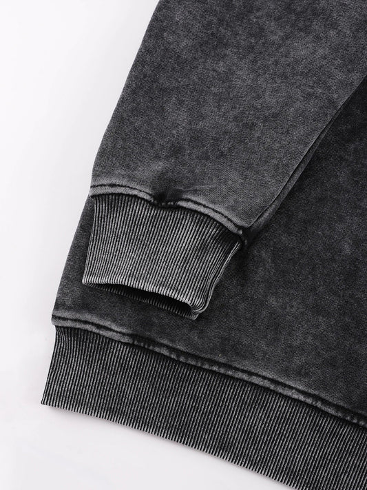 Vintage Solid Sweatshirts Male Washed Cotton Sportswear Warm Autumn Pullovers Casual Comfy Hoodie Fashion Oversized Streetwers
