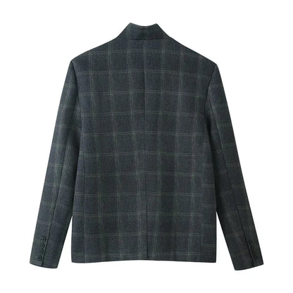 Tidalyf Women's Spring New Blazers & Jackets 2026 Fashion Retro Elegant Office Blazers Unique Youth Comfortable Street Jackets