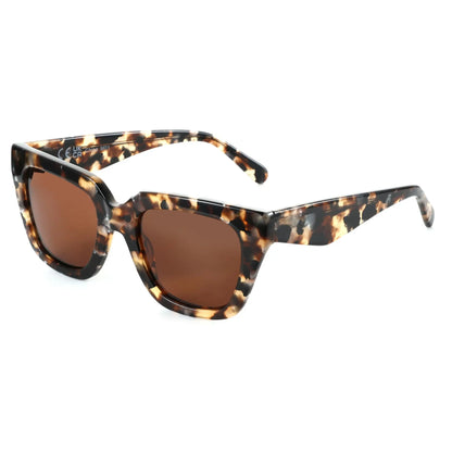 Polarized Sunglasses Women Trendy: Square Designer Sun Glasses - Retro Shades for Vacation with UV400 Protection