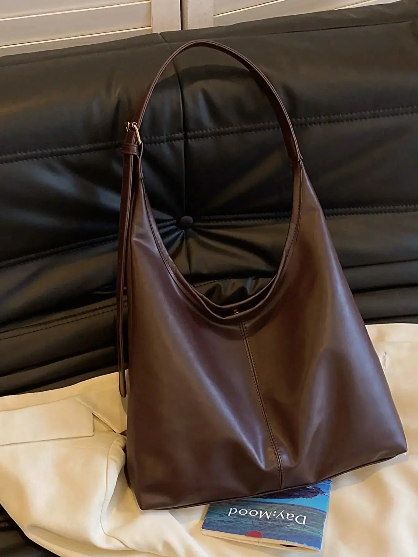 Large Capacity Solid Color Women's Shoulder Bag, Multifunctional Crossbody Bag, Women's Shoulder Tote Bag, Large Capacity Crossbody Tote Bag, Casual Work Bag