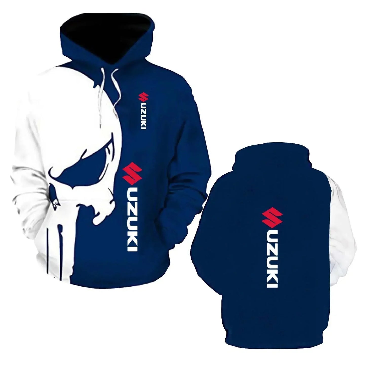 2026 Spring and Autumn Sports Shirts 3D printed men's and women's hoodies Hip-Hop street fashion motorcycle jackets