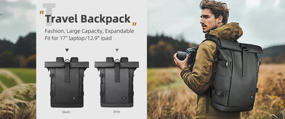 Large 15.6 Inch Laptop Backpack Men Anti-Theft Travel Backpack for Business University Bicycle School Backpack With USB Port