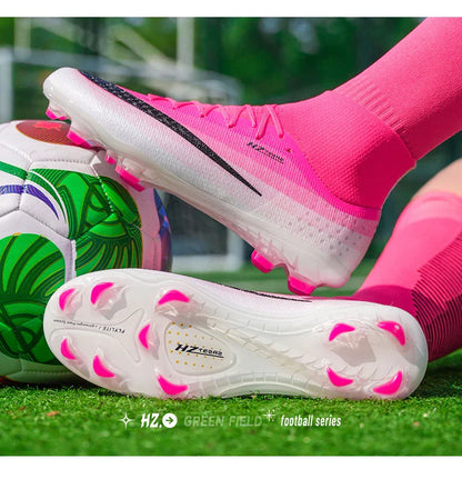 New Men Soccer Shoes Hot Sale Football Boots Women Professional TF/FG Sneakers Unisex High-quality Futsal Cleats Ultralight