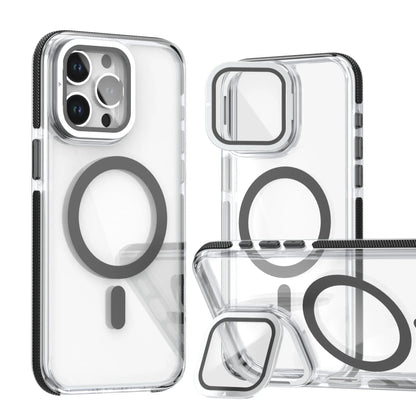 Camera Protector Stand Magnetic Phone Case for Magsafe iPhone 16 15 14 Pro Max Plus 13 12 11 Cases Clear Shockproof Hard Cover