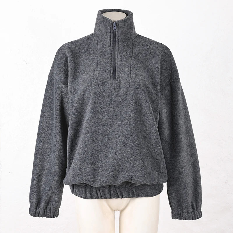 Original Pink Winter Lamb Fleece Hoodie Women Zipper Lapel Pullover флисовая кофта женская кофта женская