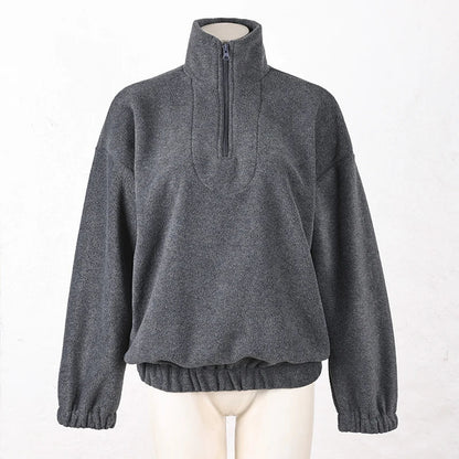 Original Pink Winter Lamb Fleece Hoodie Women Zipper Lapel Pullover флисовая кофта женская кофта женская