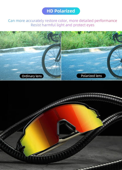 Cycling Glasses Photochromic Glasses Bicycle Glasses Eyewear Goggles Windproof Bicycle Outdoor Sports Sunglasses