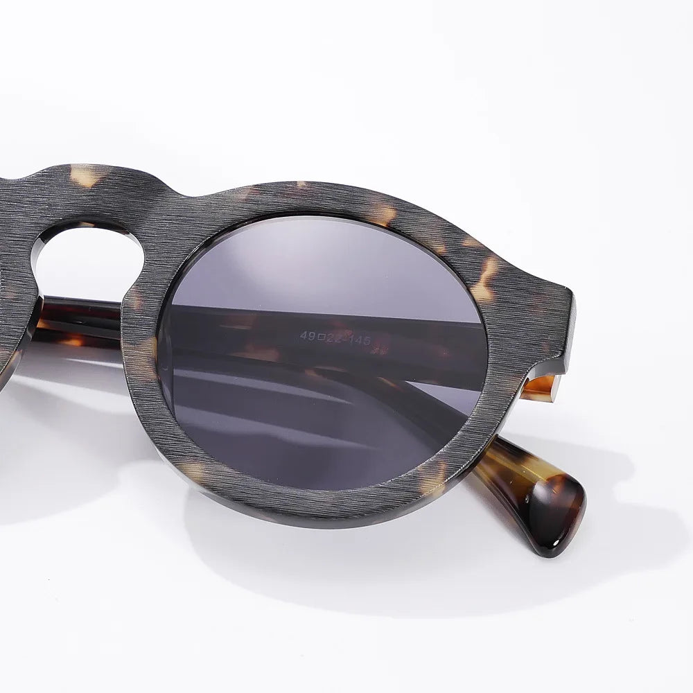 New Fashion Handmade Acetate Men Sunglasses Women Personality Designer Eyeglasses Outdoor Driving Trip Sun Protection UV400