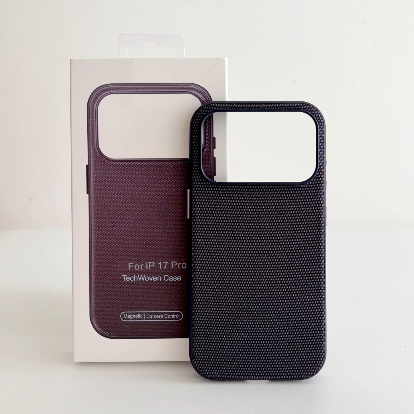 Luxury Tech Woven for Magsafe Magnetic Case for Iphone 17 Air 16 15 Plus 14 13 12 11 Pro Max TechWoven Wireless Charging Cover