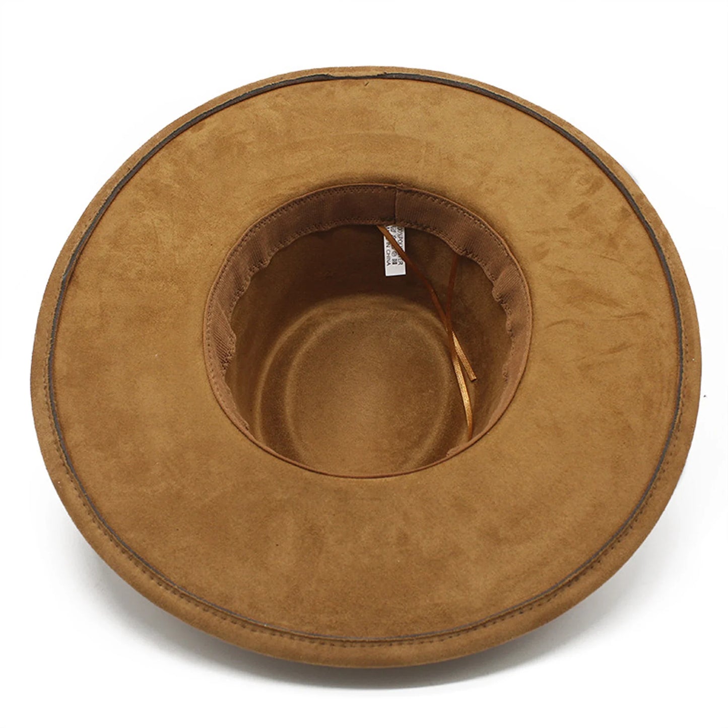 Men Women Felt Fedora Hat Stylish Decorative Belt Design Panama Hat Wide Brim Jazz Cap