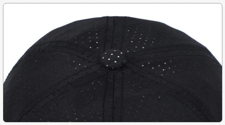 Quick Dry Baseball Cap Outdoor Sports Mesh Breathable Hat For Men Portable Hiking Fishing Sunbonnet Golf Adjustable Cap
