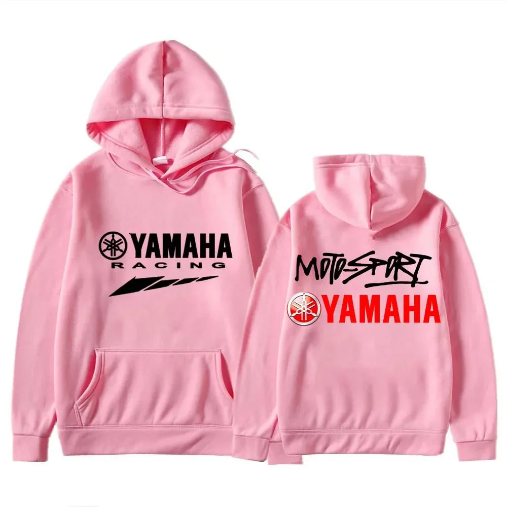 New Spring Autumn Sportswear, Men Women Fashion Hoodies with Yamaha Logo, Motorcycle Racing Team Outdoor Sports Sweatshirts For